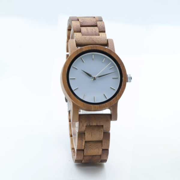 RELOJ DE LUJO DE MADERA PARA MUJER